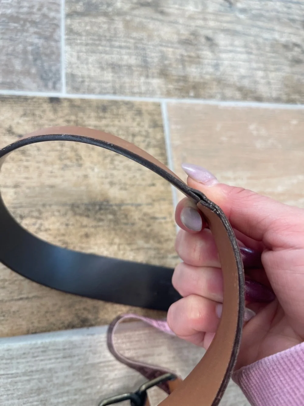 Gucci Brown Smooth Leather Belt - Picture 5 of 6